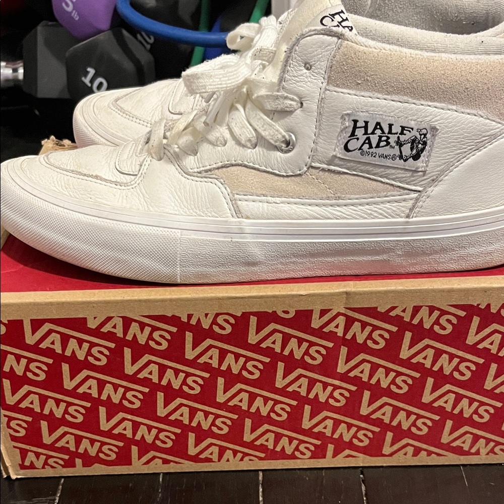 Vans Half Cab Cream Sneakers